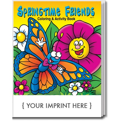 Springtime Friends Coloring Book