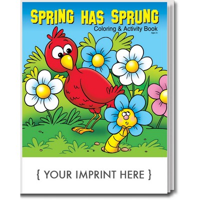 Spring Has Sprung Coloring Book Fun Pack