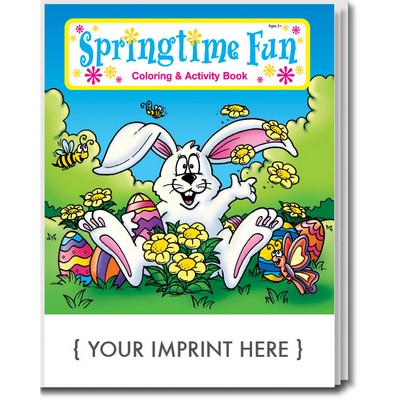 Springtime Fun Coloring Book
